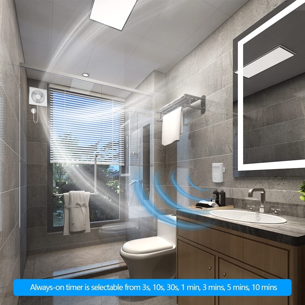 Wireless Motion Activated Light Control – Plug-in, 130 Ft Range, Adjustable Dete