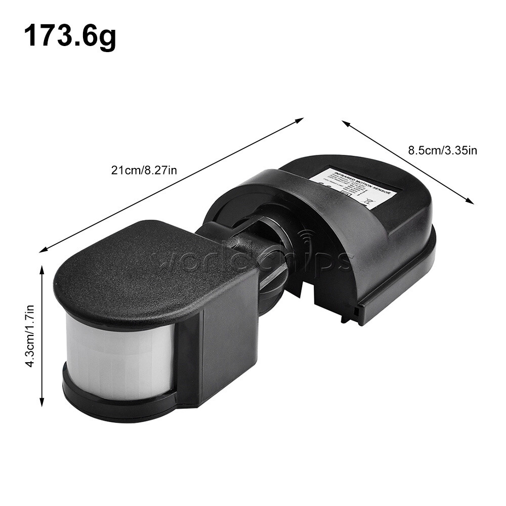 AC110-240V Wall Surface Mounted Waterproof Body Infrared Inductive Switch Sensor