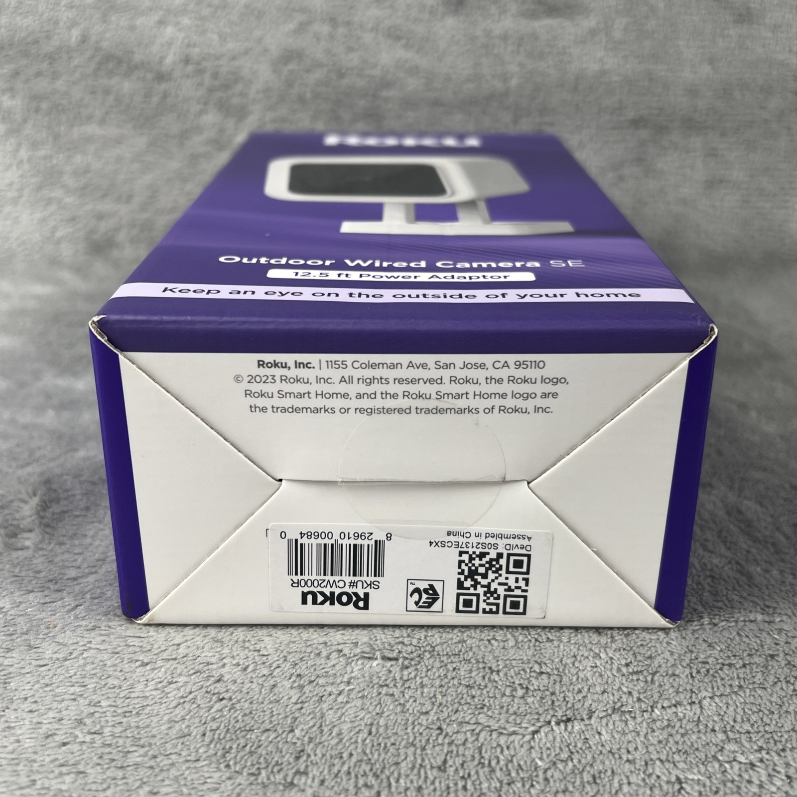 Roku OUTDOOR WIRED CAMERA SE – 12.5FT Power Adapter – Security Camera CW2005