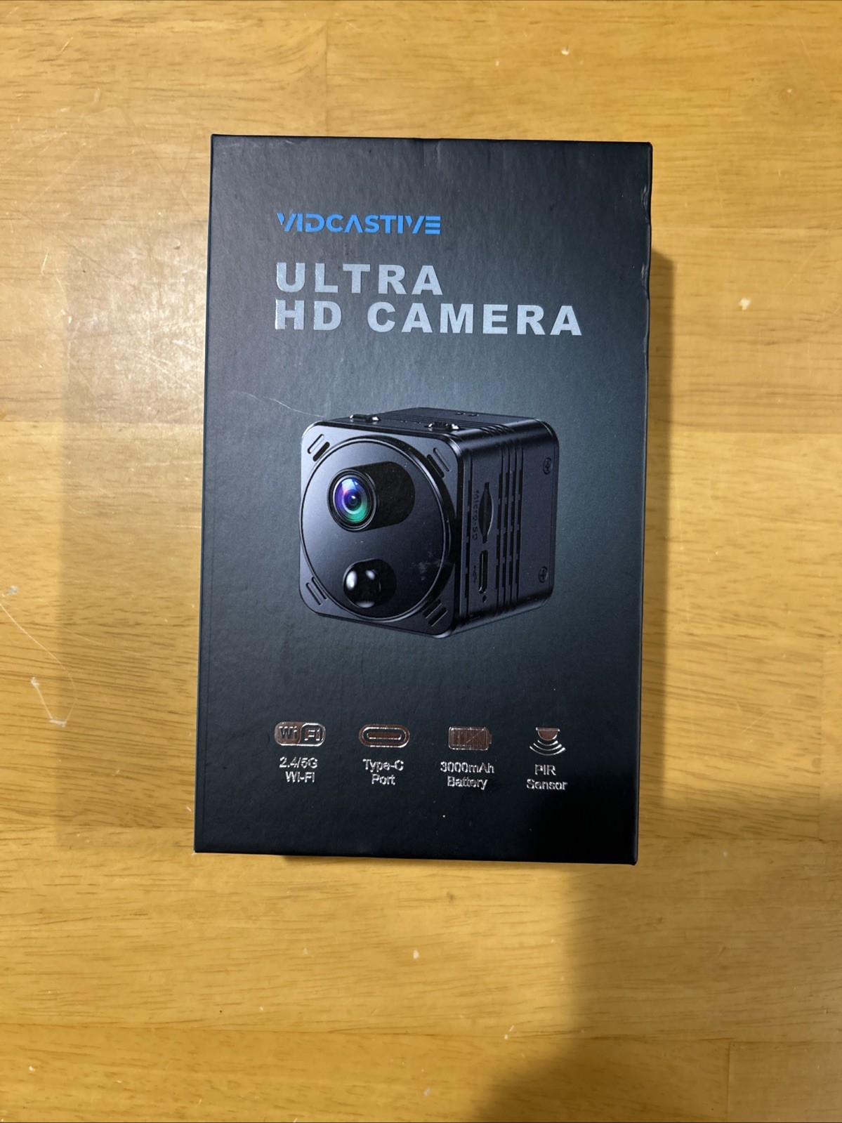 4K Mini Dual-Band 2.4/5GHz WiFi Indoor with AI Human Detection Night Vision