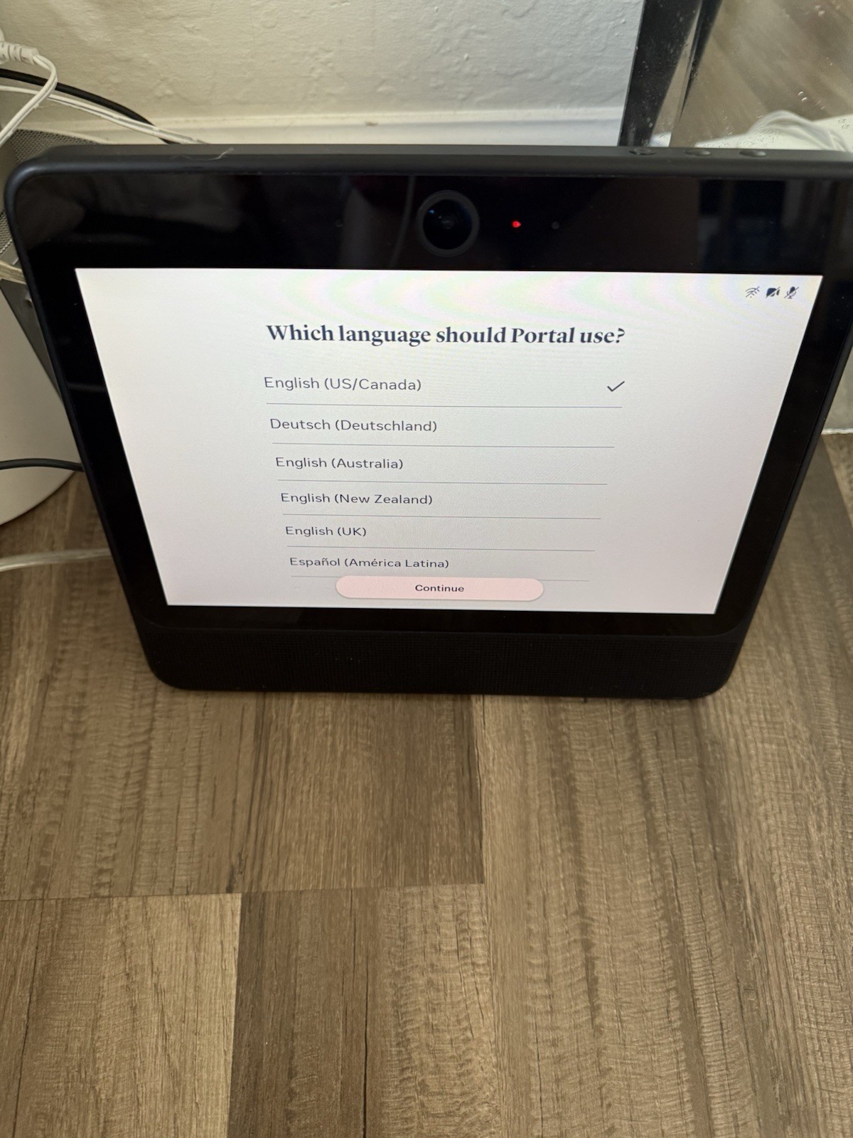 Facebook Portal Smart Speaker with Display Wi-Fi Black Plastic Rectangular