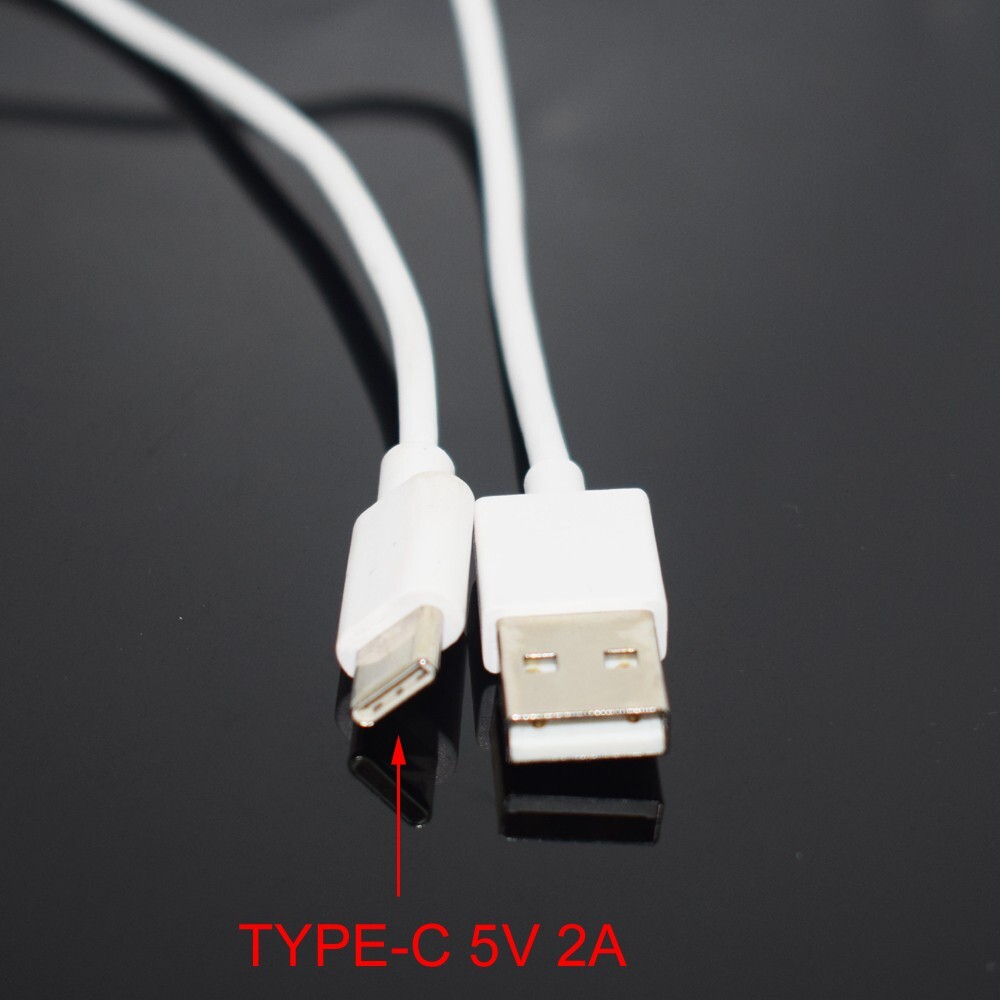 50pcs USB Male to TYPE-C 5V 2A Sync Data Charge Cable for Android Phone 1m White