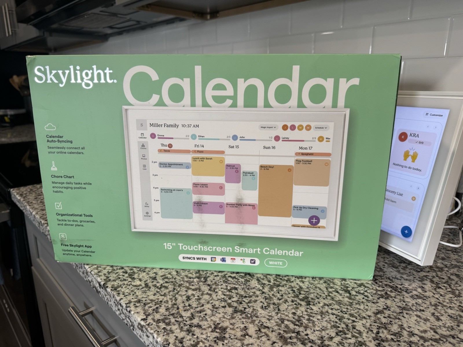 Skylight 15″ Smart Calendar Touchscreen Digital Family Planner New Open Box