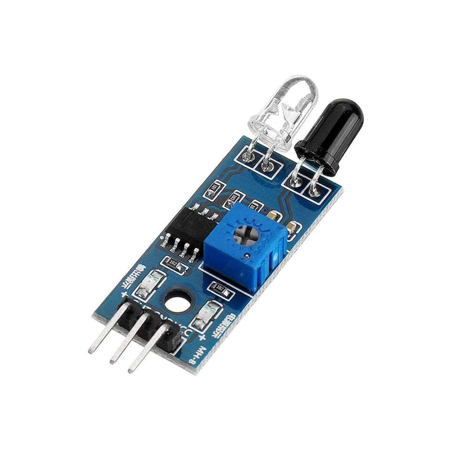 IR Infrared Obstacle Avoidance Sensor (2Pcs) IR Transmitting and Receiving Tube