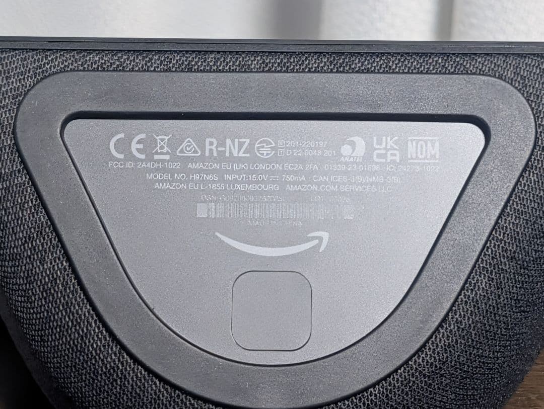 Amazon Echo Show 5 3rd Gen Smart Display Black H97N6S Japan