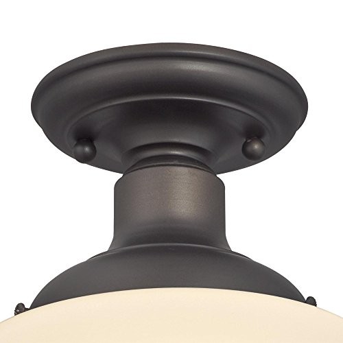 Westinghouse Lighting 6342200 Scholar One-Light Indoor Semi-Flush 11.42