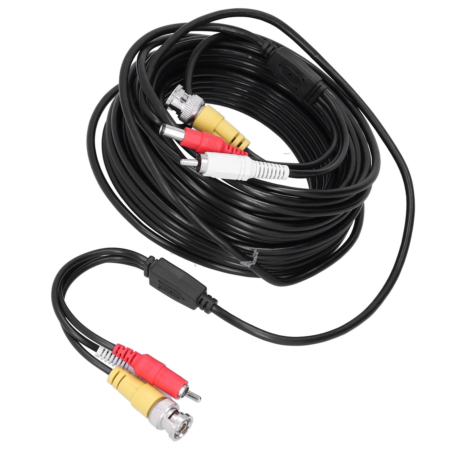 Hot 10-30m BNC DC Video Audio Power Cable Cord Wire For CCTV Security Camera DVR