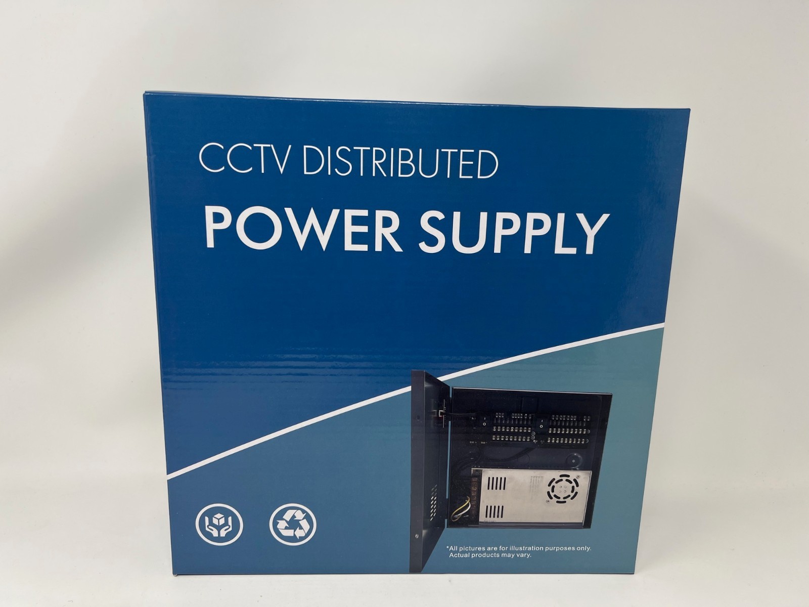18 CH Port AC 110V DC 12V 20A CCD CCTV Video Camera Power Supply Panel Box