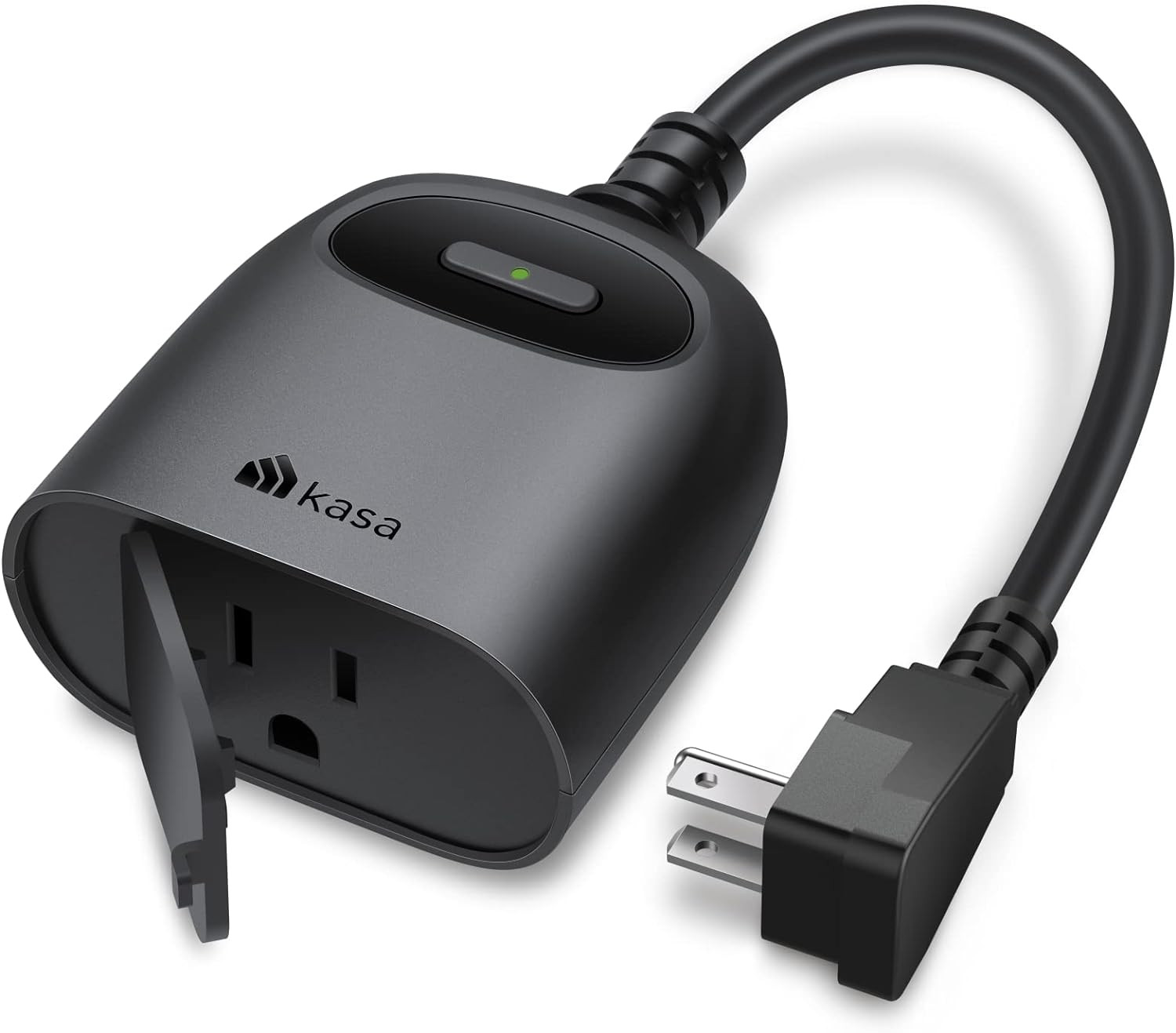 Kasa Outdoor Smart Plug WiFi Timer 15A IP64 Alexa Google No Hub ETL KP401