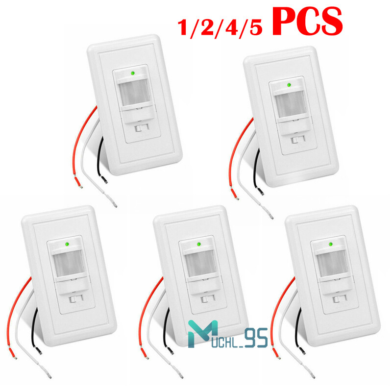 110V Motion Sensor Infrared PIR Movement Detector Outdoor Sensor Light Switch US