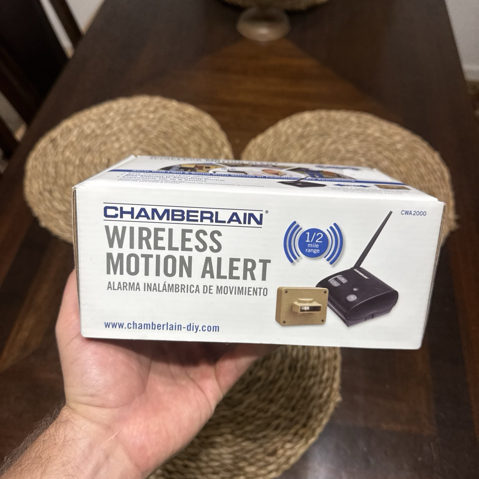 Chamberlain CWA2000 Wireless Motion Alert System Unit 1/2 Mile Range