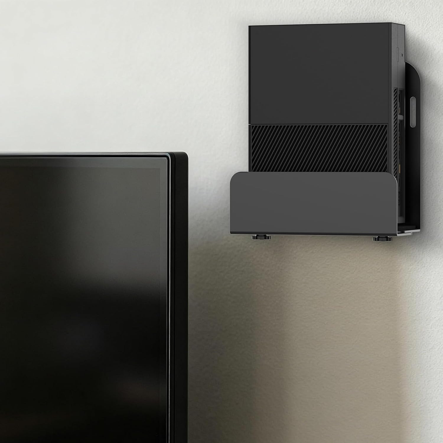 Cable Box Wall Mount,Adjustable Modem Mount Bracket for Small Devices