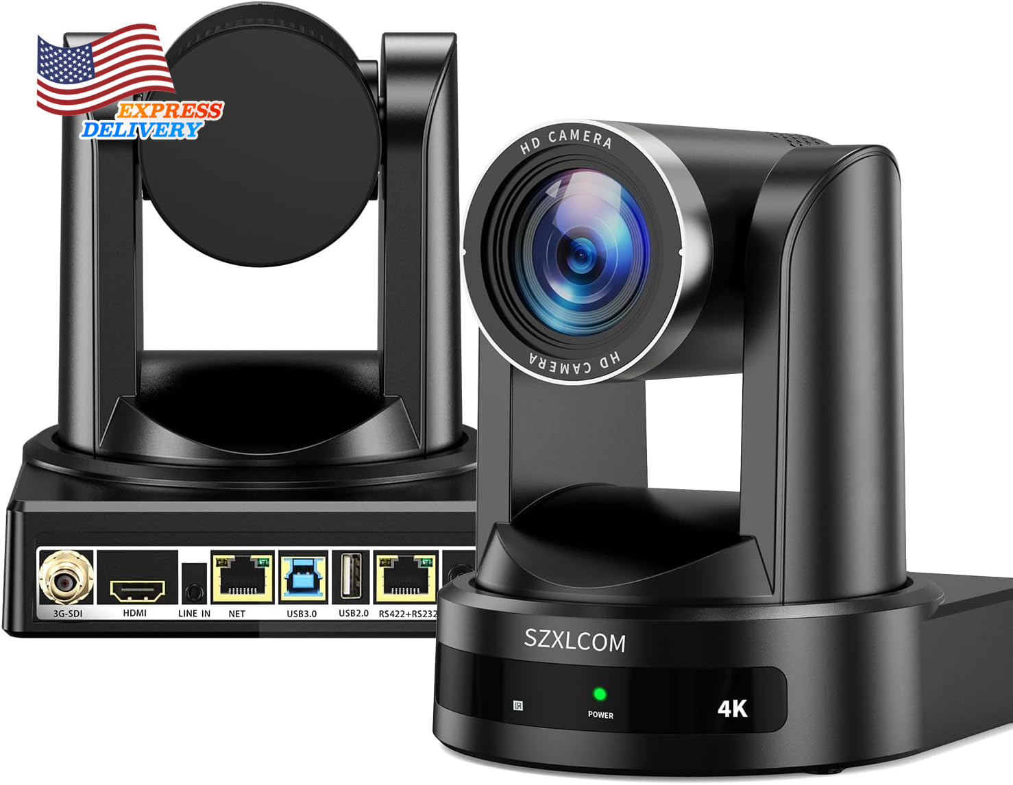 4K PTZ Camera with 20X Optical Zoom & AI Auto Tracking HDMI/SDI/USB3.0/RJ45