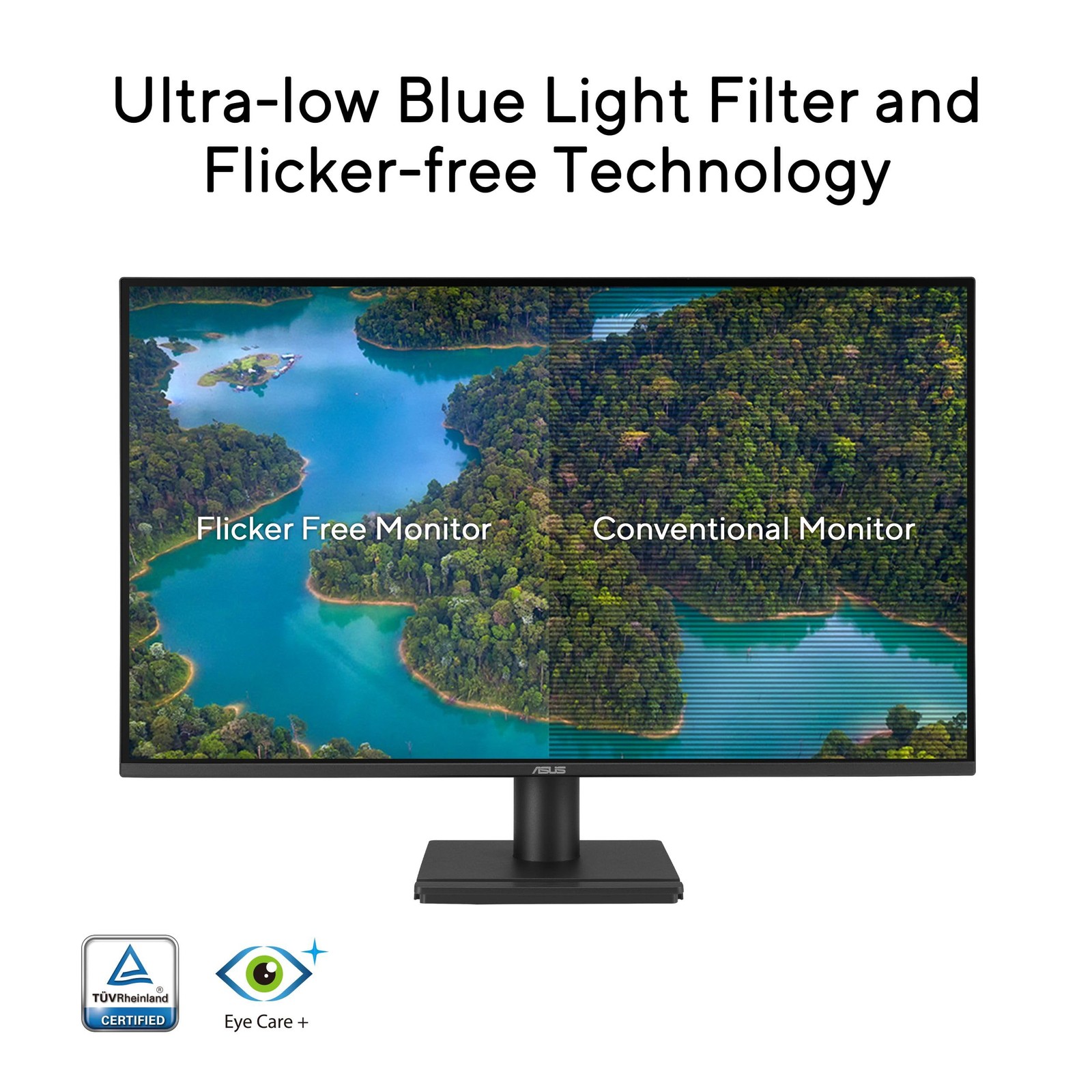 Asus 27 1440P Eye Care Monitor Va27Aq – Ips Qhd 2560 X 1440 99 Srgb Frameless