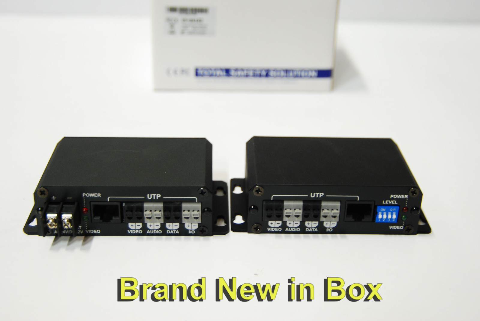 NEW!!Jetview 15-UA102 Single Channel Active Twisted Pair TX /RX Kit/Noise filter