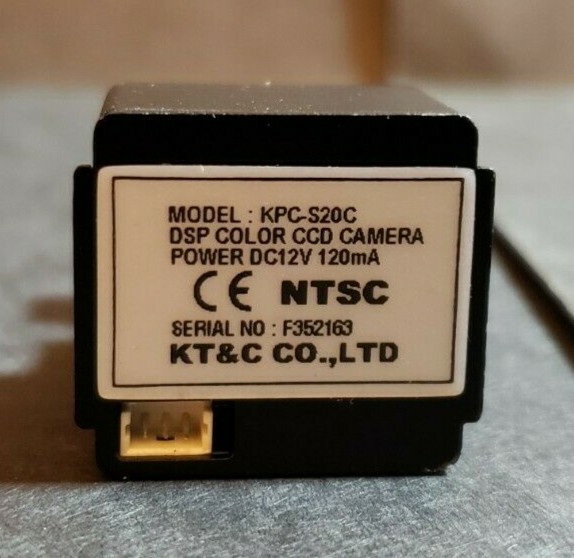 KT&C KPC-S20CB 4.3mm Board Lens Micro Compact Super-Vision CCD Color Camera NEW
