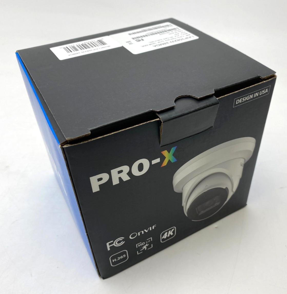 LTS PRO-X 8MP 2.8mm WDR BUILT-IN MIC AI TURRET IP NETWORK CAMERA LXIP3582W-28MDA