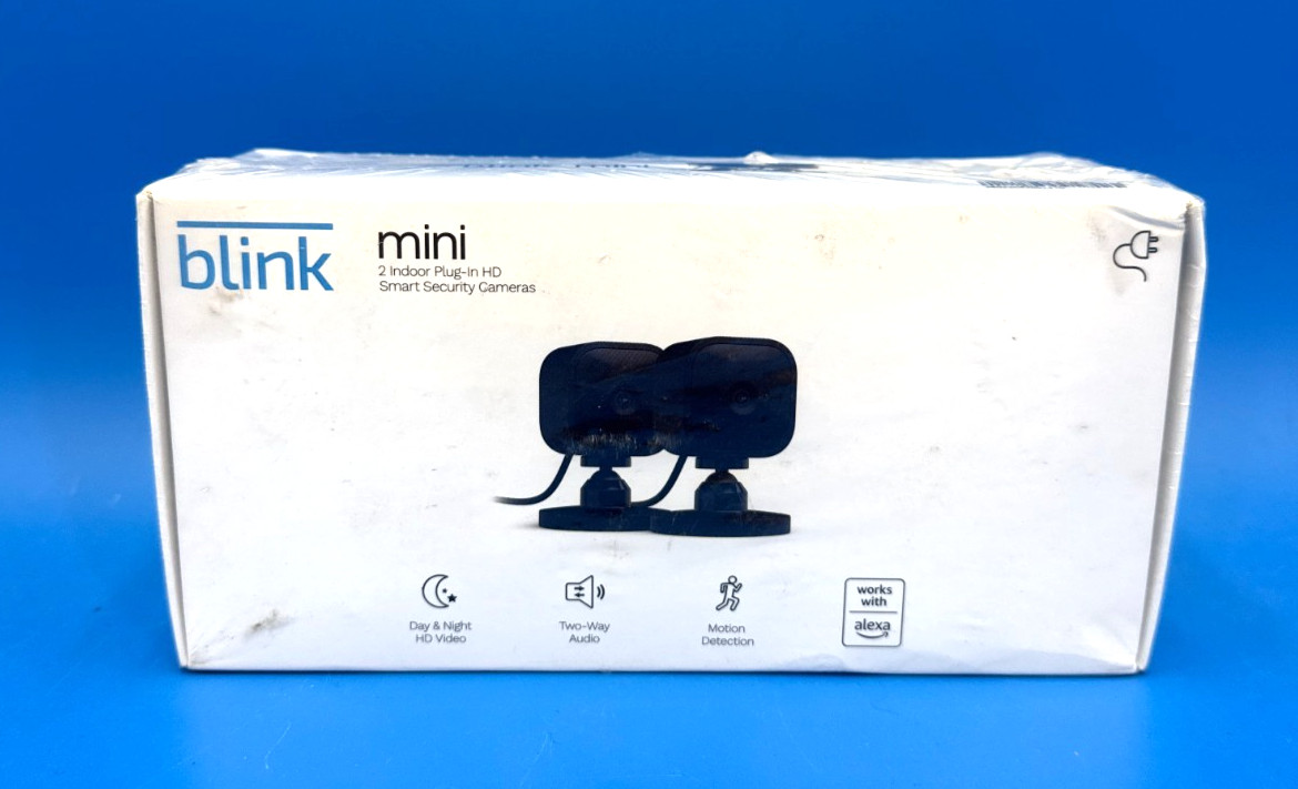 Blink Indoor Mini Security Camera 2 Pack black B09N6QBMTW ✅ ❤️️ ✅ ❤️ NEW!