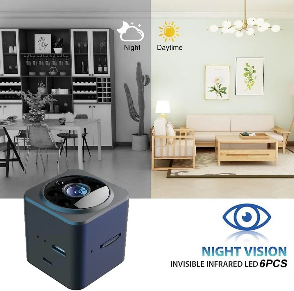 Camera 1080P HD Wifi Wireless Mini Camera Small Cam with Night