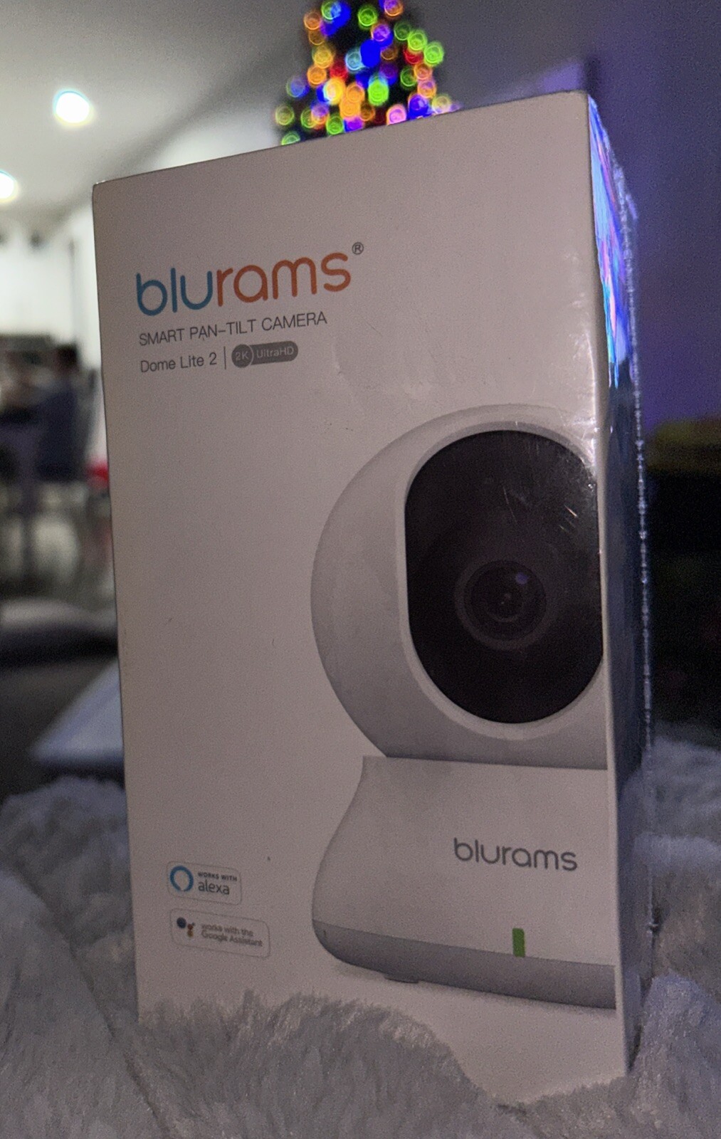 Blurams 2K Home Security Security Camera Works with Alexa & Google Assistant