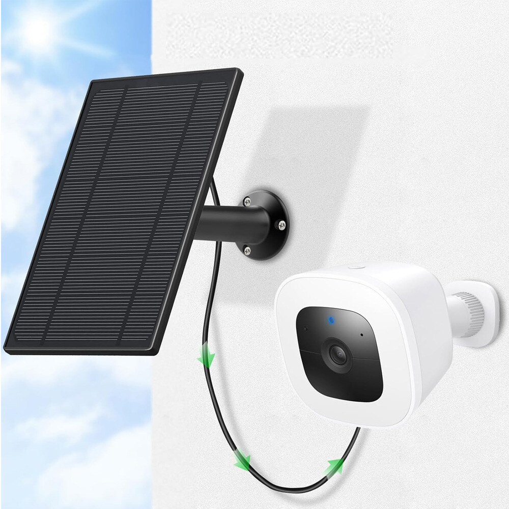 3W Solar Panel Charge for Eufy Eufycam Cam E/2C/E/2 Pro Camera with 9.8Ft Cable