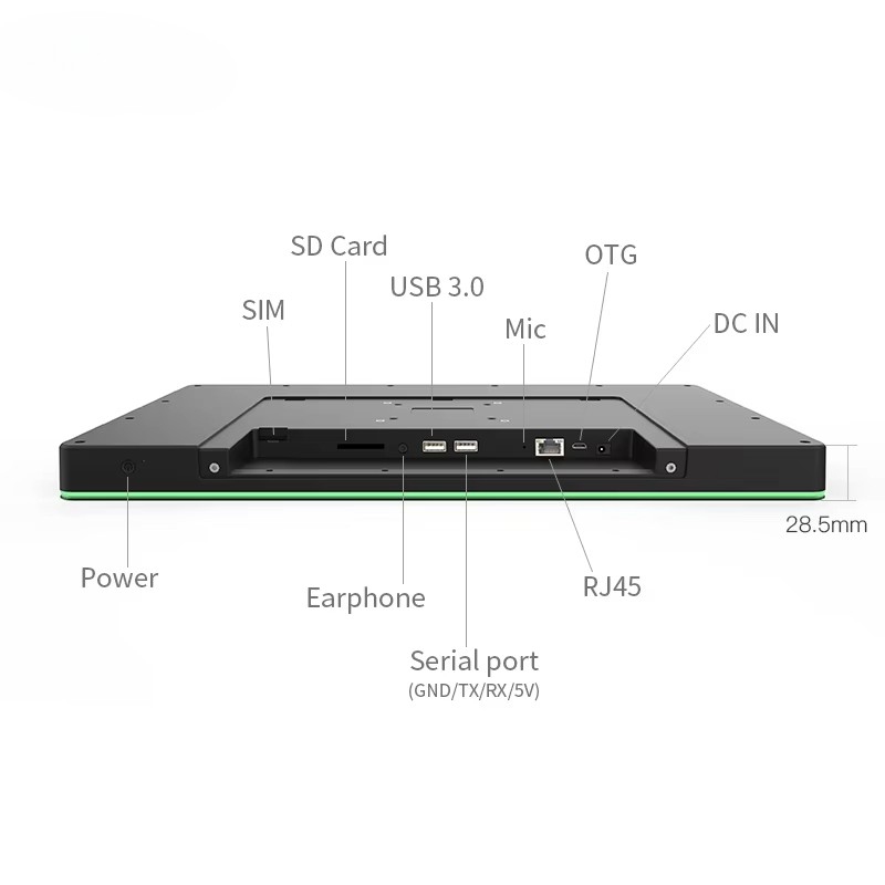 Wall Mounted 15.6Inch Capacitive Touch Screen Android Meeting Room Table Panel