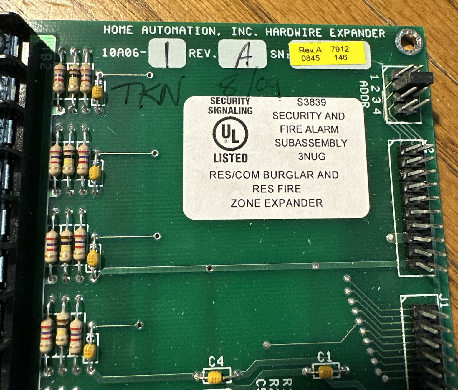 Used 10A06-1 HAI Leviton Security 16 Zone Hardwire Expander Board only.