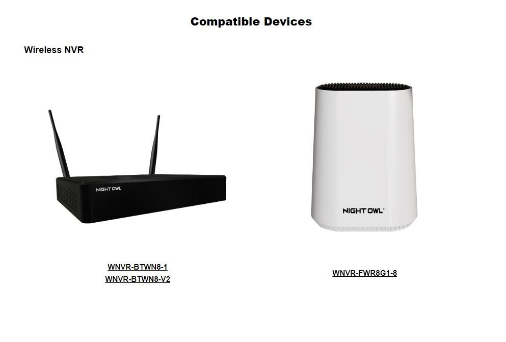 New – Night Owl 2K HD (2560 x 1440) Wireless Wi-Fi Wire Free Camera BWNIP-4TA-BS