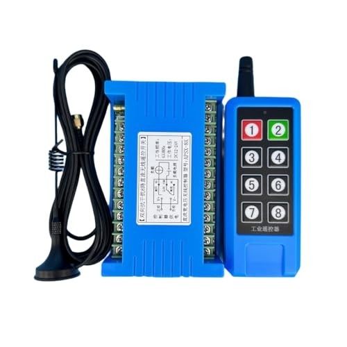 8-Channel Wireless Remote Control Switch – DC12V/24V/48V, Bidirectional Feedback