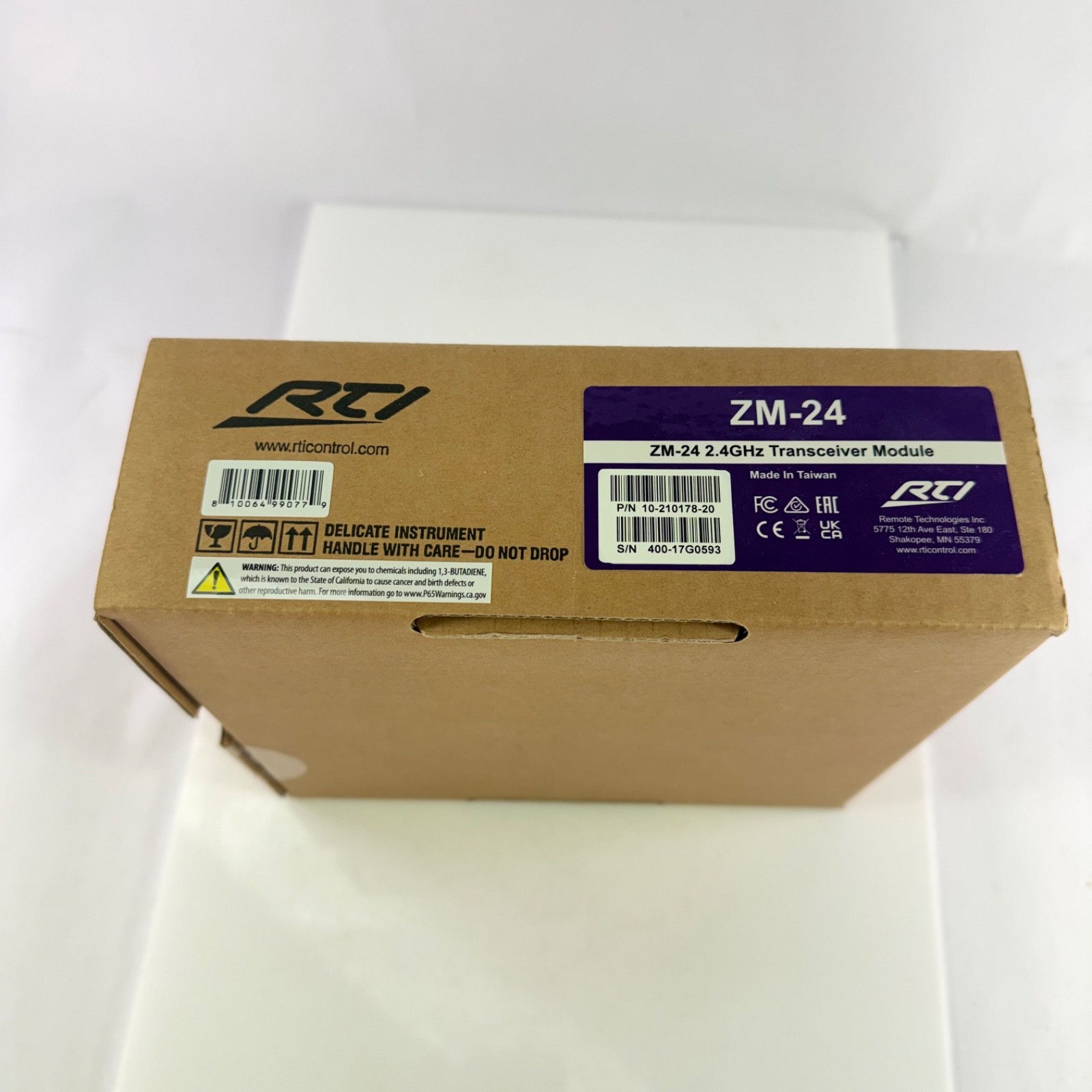 RTI ZM-24 Zigbee 2.4GHz Transceiver Module 10-210178-20 New Open Box