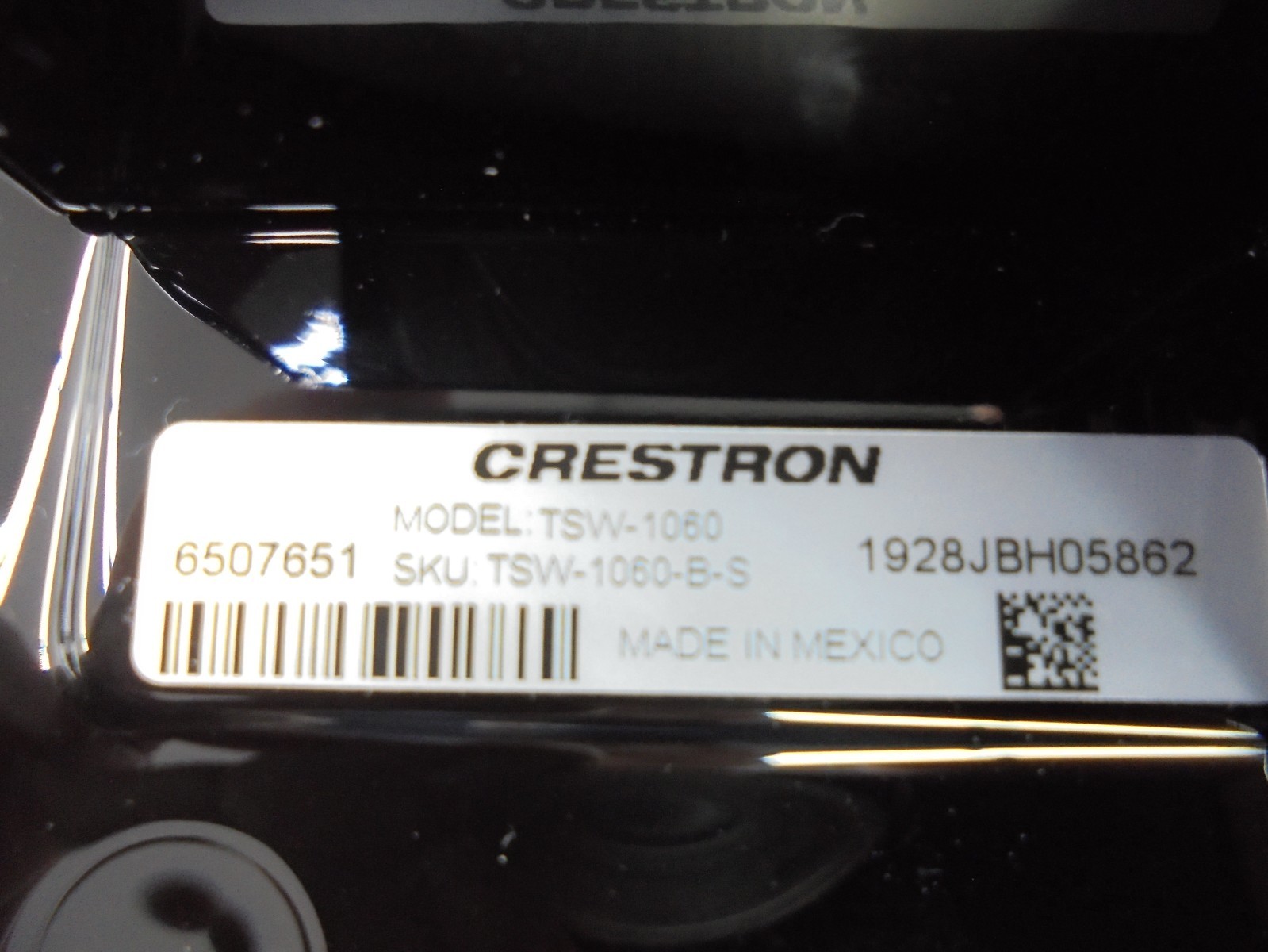 Crestron TSW-1060 10.1” Touch Screen Room Control Panel TSW-1060-TTK-B-S Stand