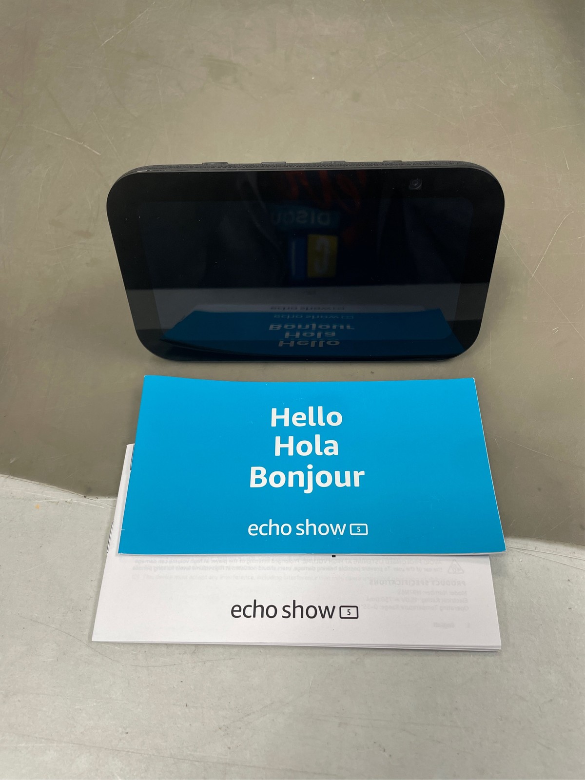 Echo Show 5 (3rd Gen, 2023), Charcoal