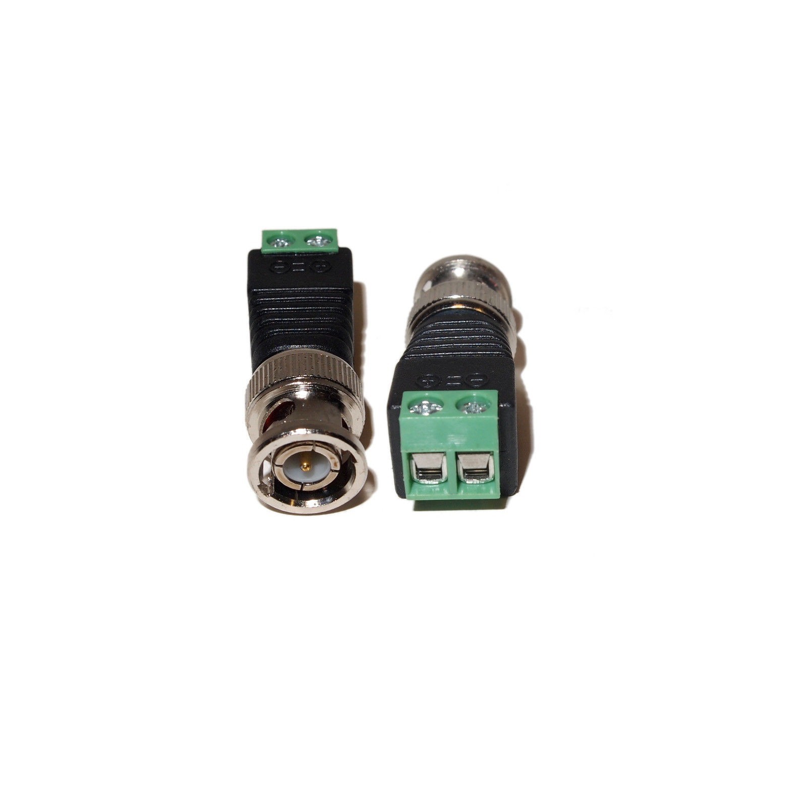 40 pcs Coax Cat5/Cat6 To Camera CCTV BNC Video Balun Coaxial Connector Screw SD