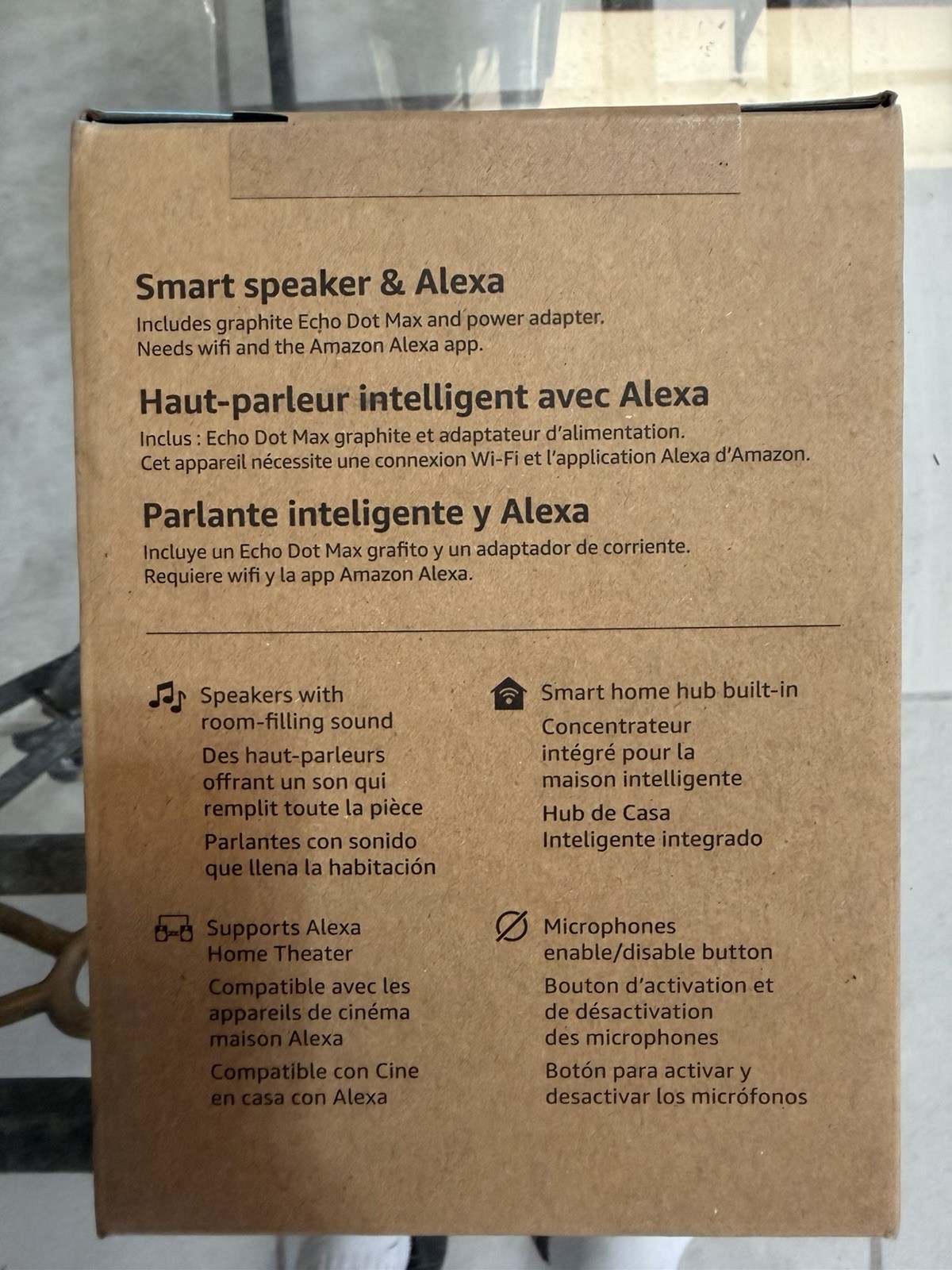 Amazon Echo Dot Max (Newest Model) Smart Speaker for Alexa+ MA49CA New & Sealed!