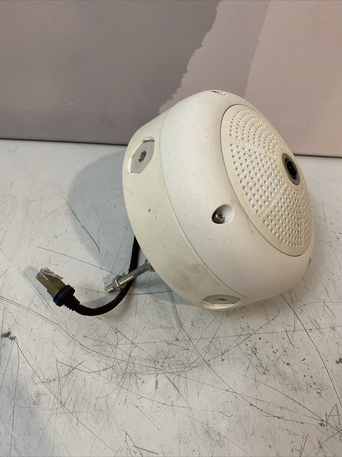 Mobotix MX-Q24M-SEC~D11 / Q24 3.1 Megapixel Dome Network IP Security Camera Used