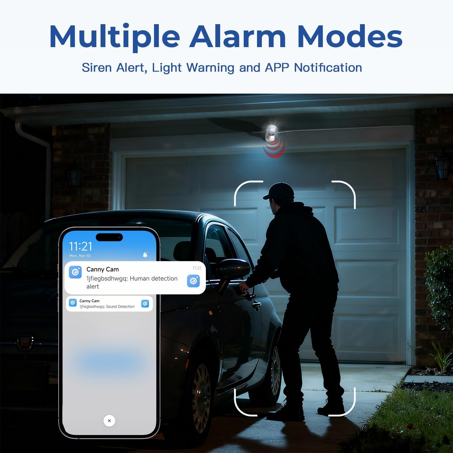 4MP Outdoor Indoor Cameras for Home Security, 2.4g/5g Cameras Plug and Play 2PCS