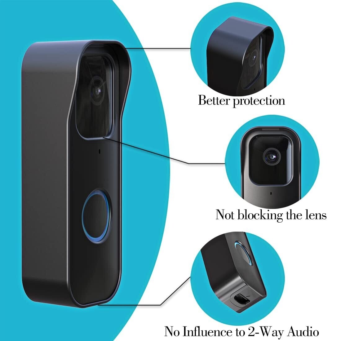 New Blink Video Doorbell Mount Wired/Wireless 2-way audio HD video & Alexa