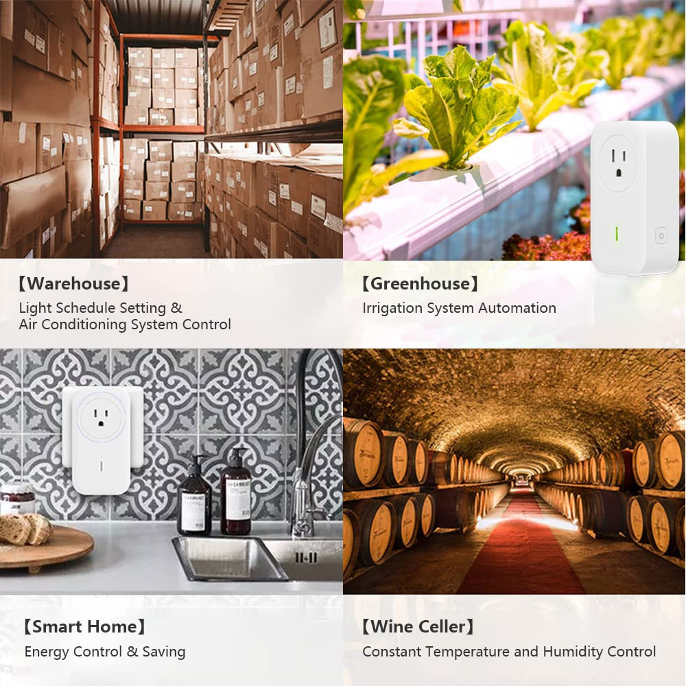 SP1 Smart Plug, Wifi Outlet Socket Remote Control, Compatible with Alexa & IFTTT