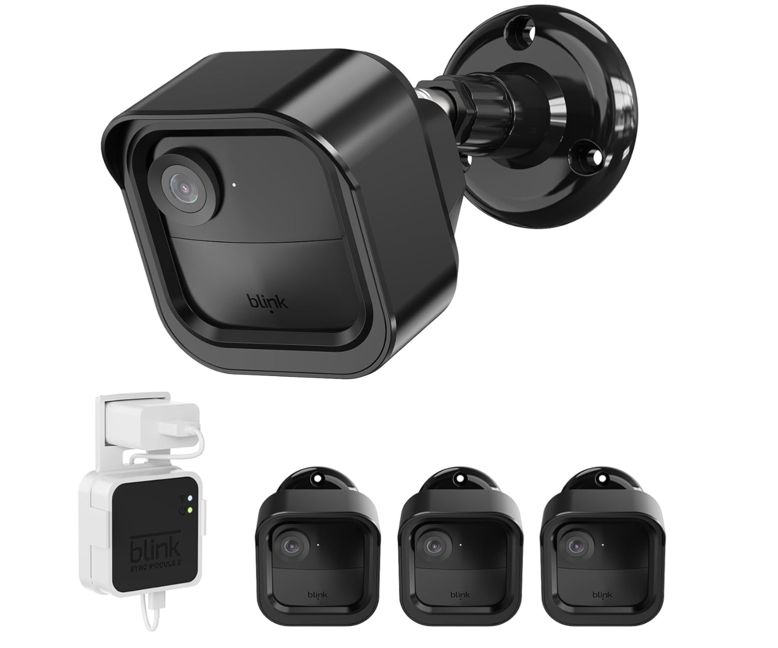 6 Pack All New Blink Outdoor & Indoor Wireless Home Security Camera System Mount