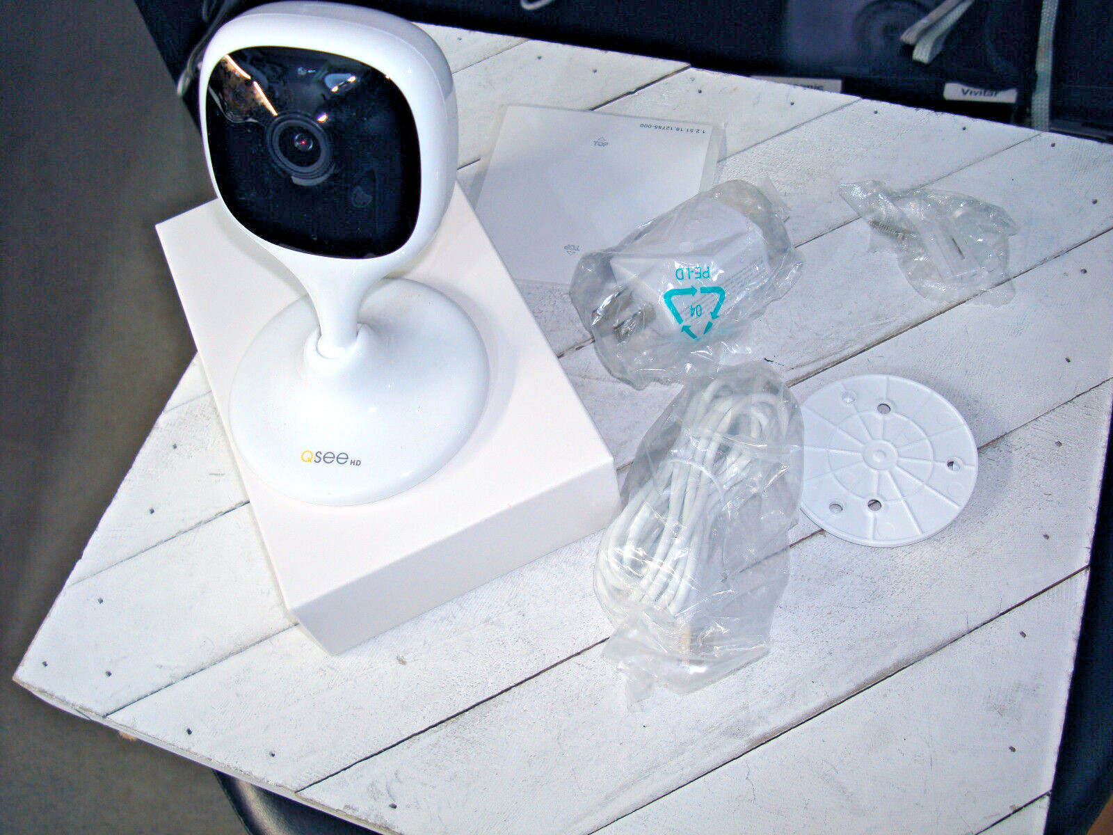 Q See 1080p WiFi Cube Security Camera with Night Vision & Two-Way Talk