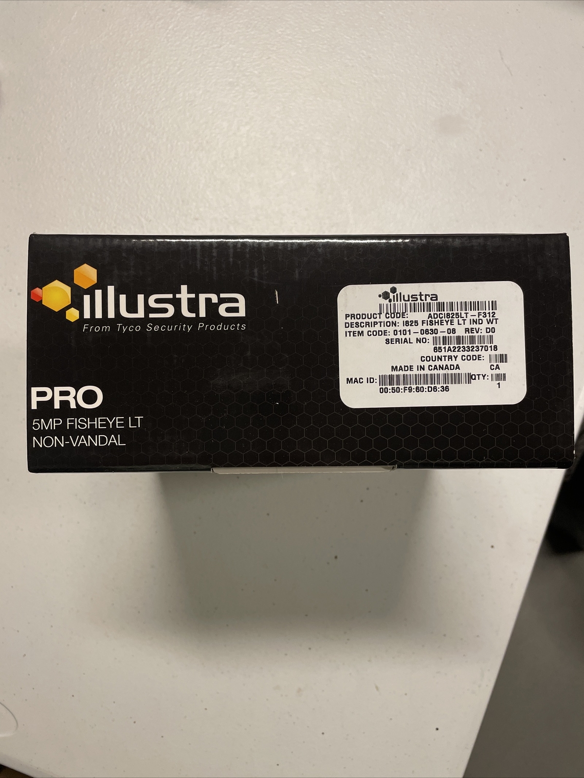 Tyco Illustra Pro 5MP Fisheye NV High Resolution Camera