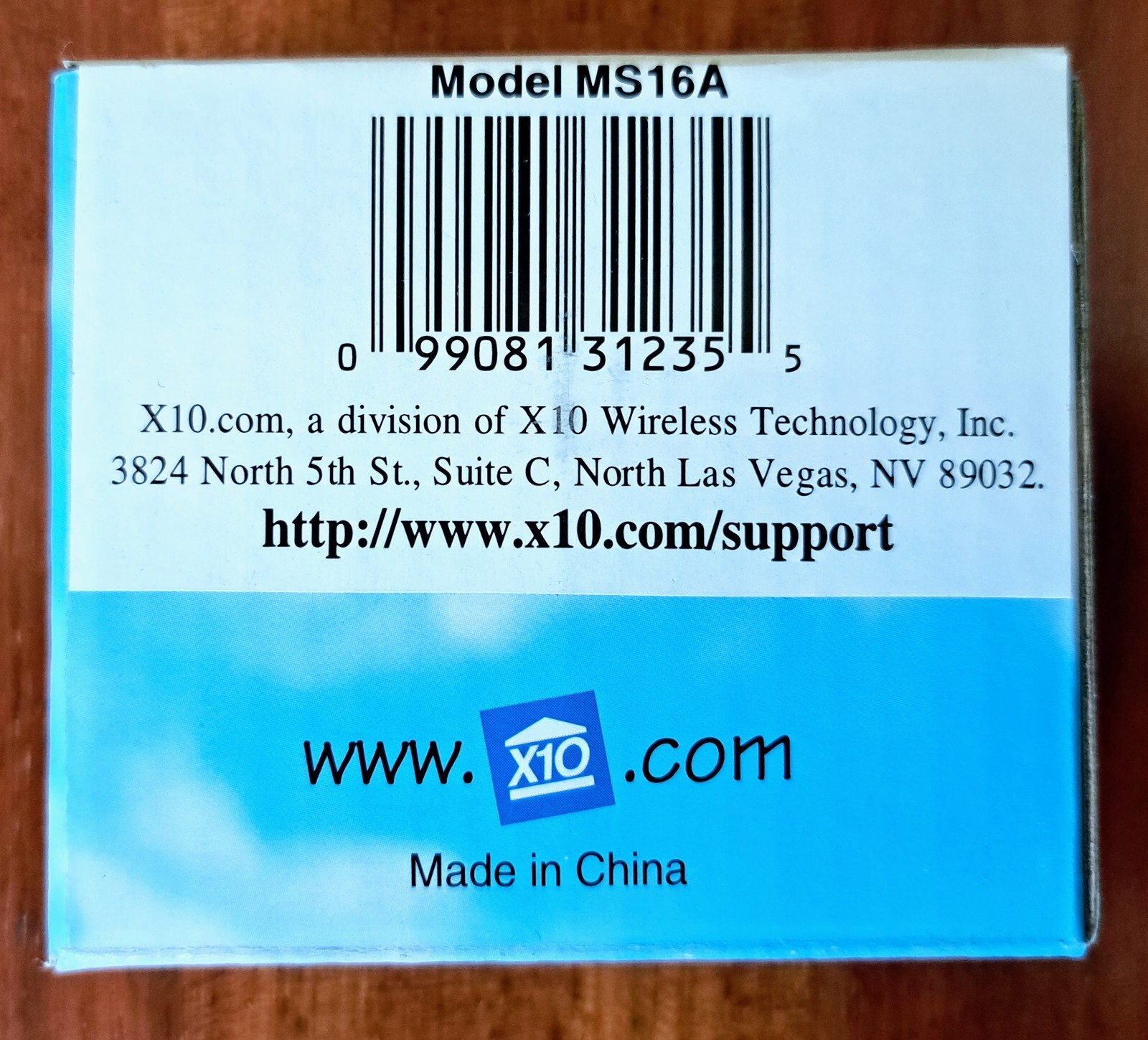 X10 Activehome ActiveEye Motion Sensor (Outdoor), Model MS16A, Brand New In Box