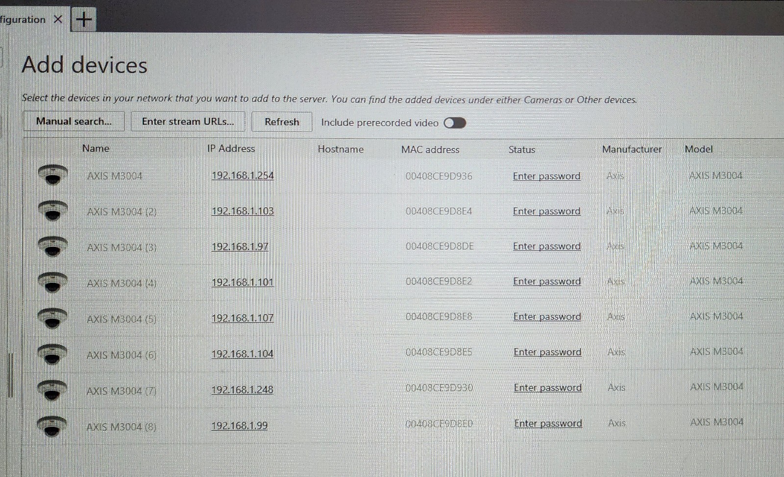 Axis M3004-V PoE IP Security Camera Tested Working Indoor Dome Network Camera