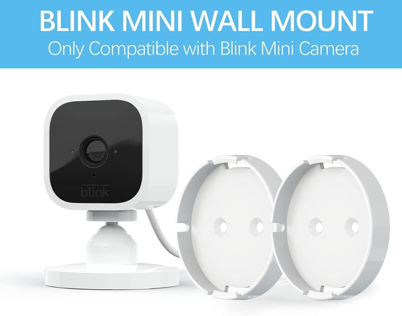 Blink Mini Camera Wall Mount Bracket 2 Pack (Camera not included)