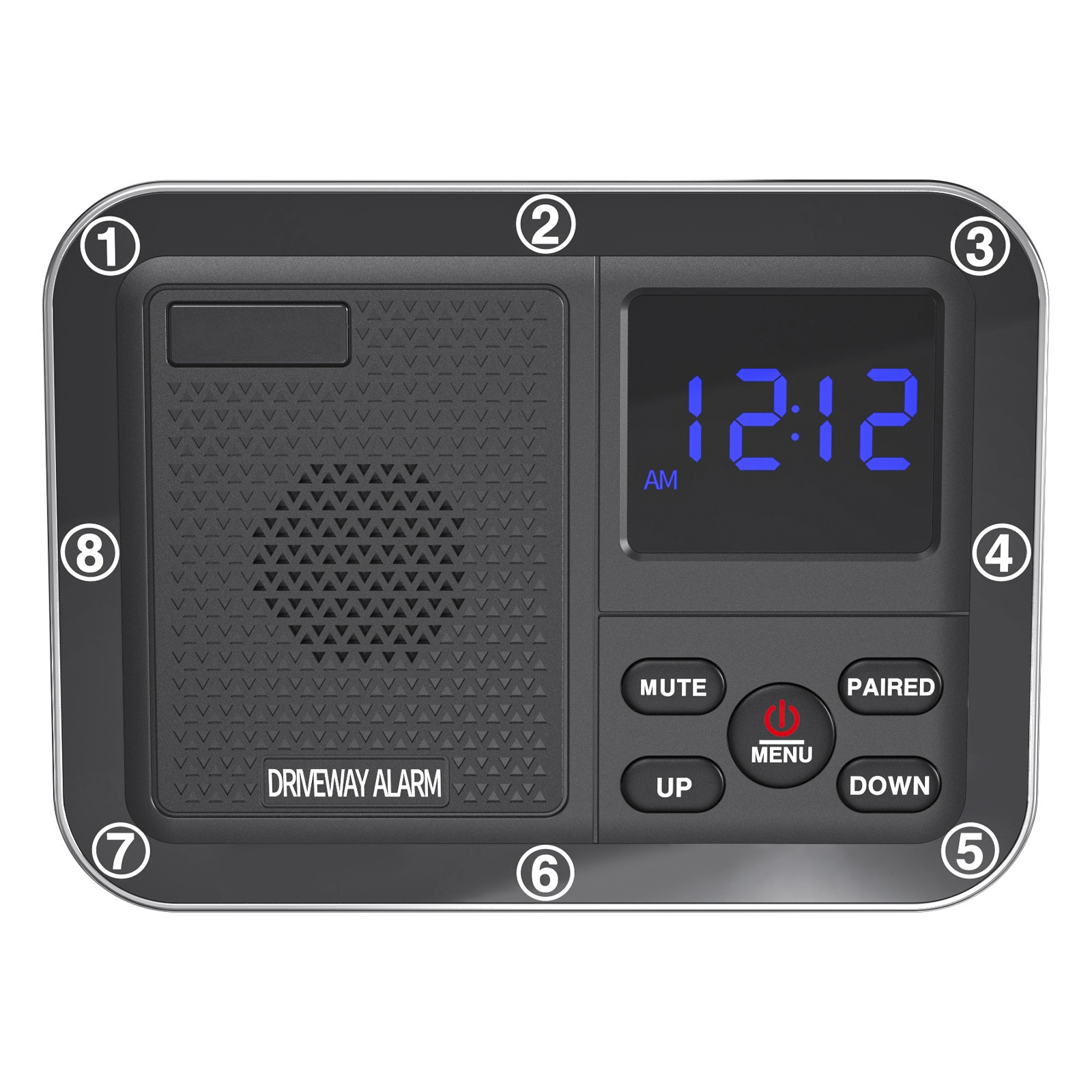 800m Solar Wireless Infrared Driveway Alarm, Outdoor Anti-Theft Induction Lot