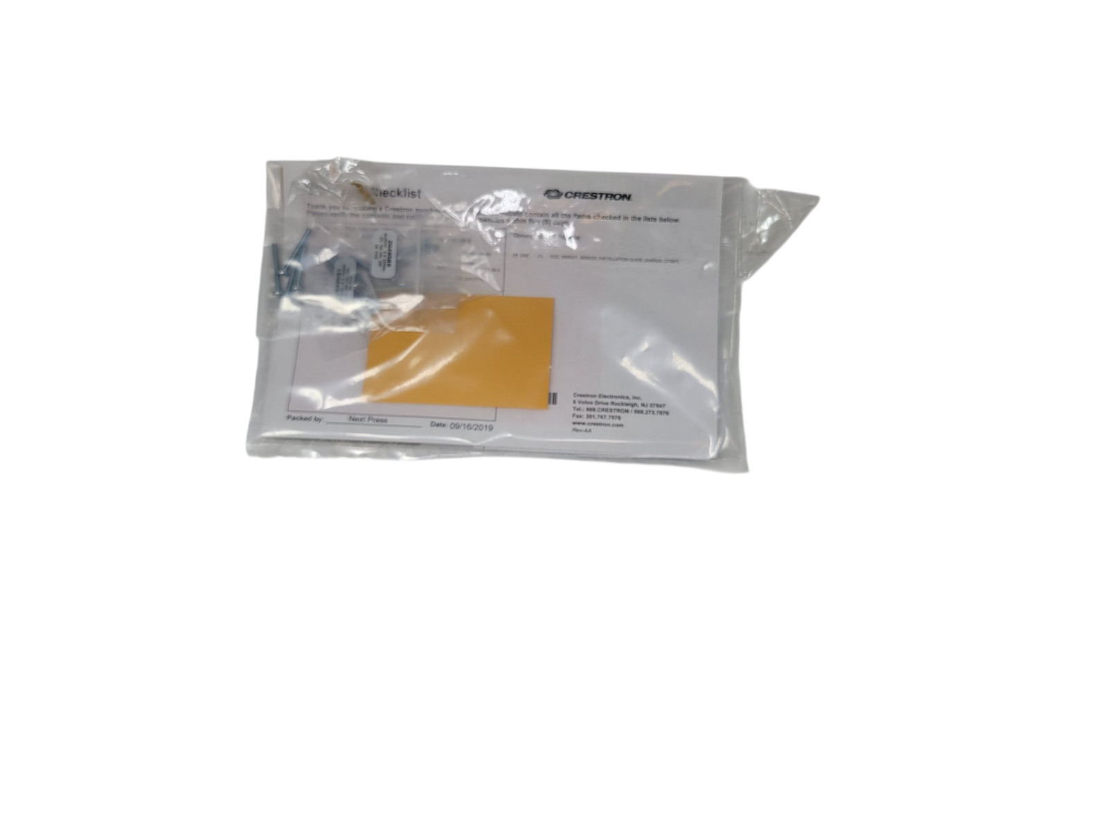 NEW Crestron Multisurface Mount Kit for TSS-7/10/760/1060; TSW-760/1060-MSMK-W-S