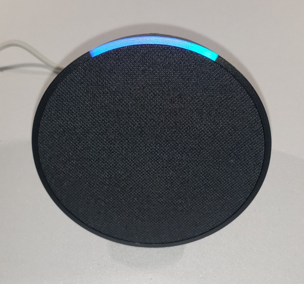 Amazon Echo Pop C2H4R9 1st Gen Alexa Smart Speaker Charcoal Tested Working