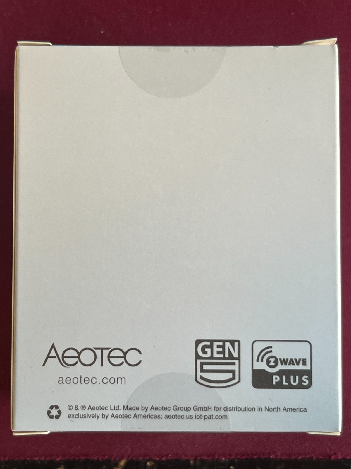 LOT of 5 Aeotec Z-Wave Plus Multi-Sensor 6, Gen5 (ZW100-A) 6 in 1 sensor