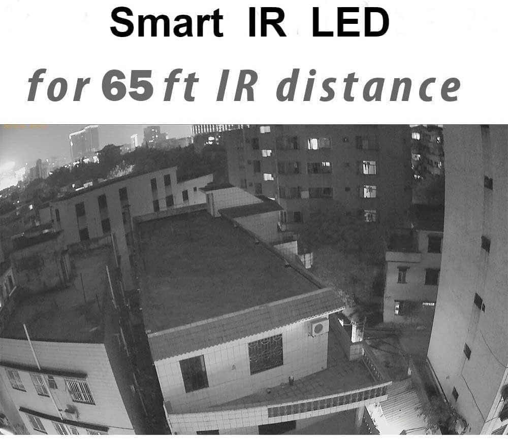 5MP Dome TVI AHD CCTV 4IN1 Security Camera 65ft Night Vision Metal Housing 2.8mm