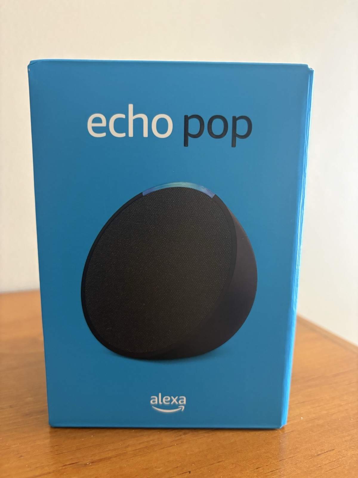 Amazon Echo Pop Smart Speaker with Alexa – Charcoal Black
